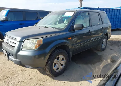 2006 Honda Pilot Lx из США, поврежденный, VIN 5FNYF28116B032198